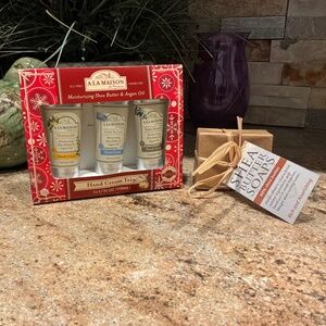 Lotion and soap gift set